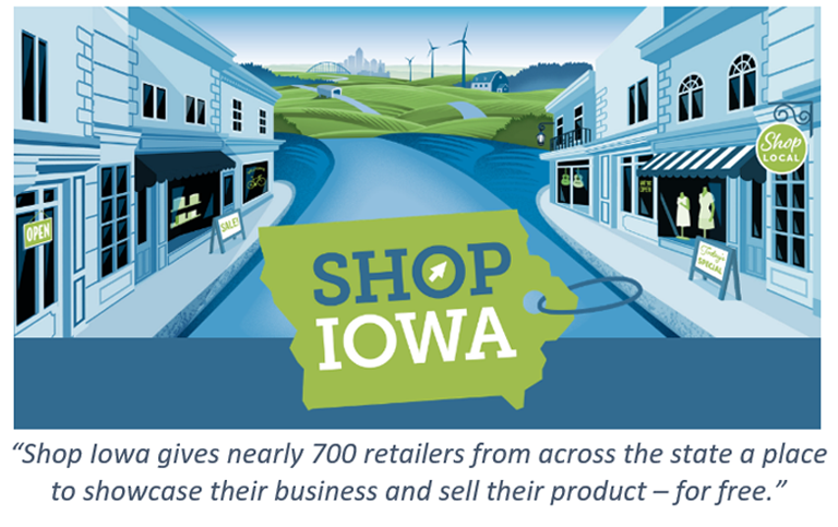promotion for Shop Iowa