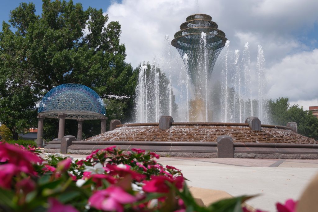 park fountain