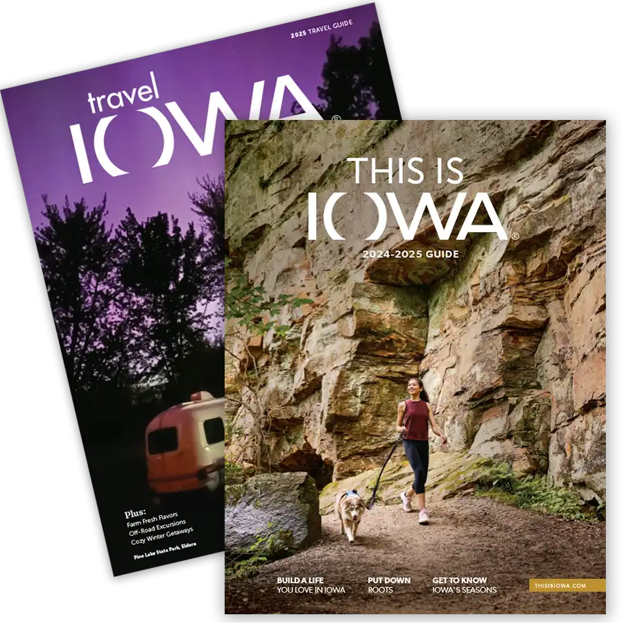 2025 Iowa Travel Guide and This Is Iowa Guide covers